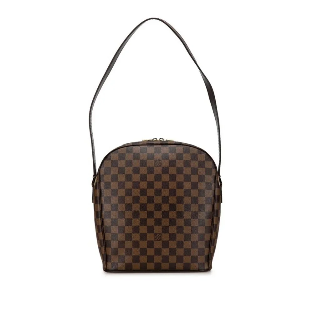 LOUIS VUITTON Brown Damier Leather Shoulder Bag - Picture 3 of 8